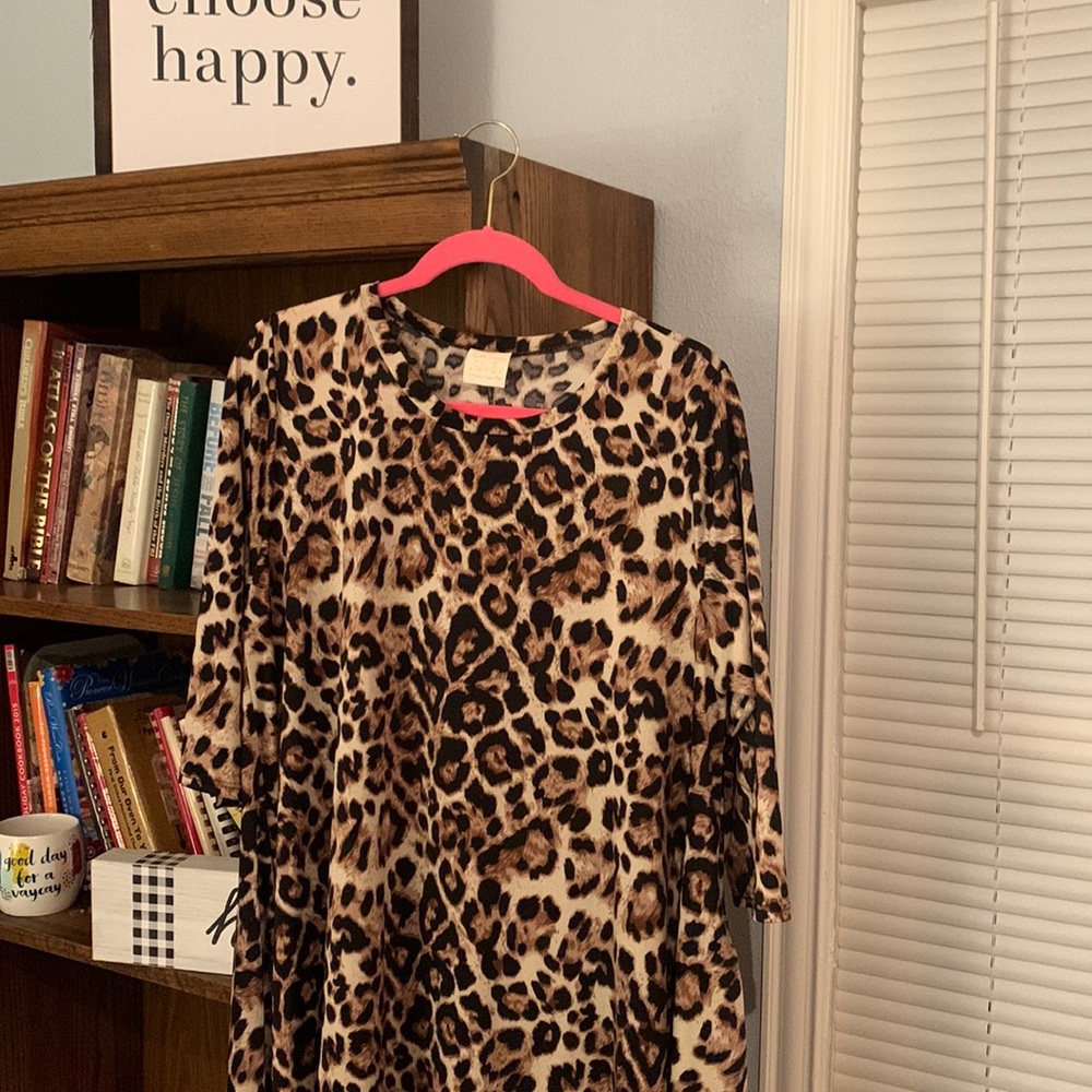 Zadie B’s Leopard High Low top.